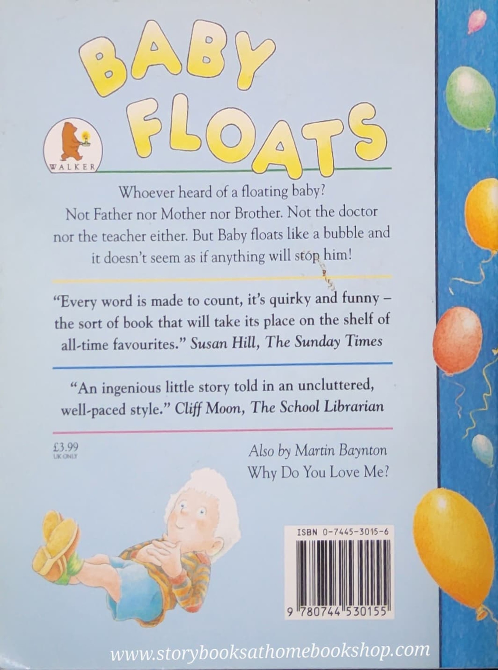 หนังสือนิทานปกอ่อน** 🍅🍓BABY FLOATS BY MARTIN BAYNTON