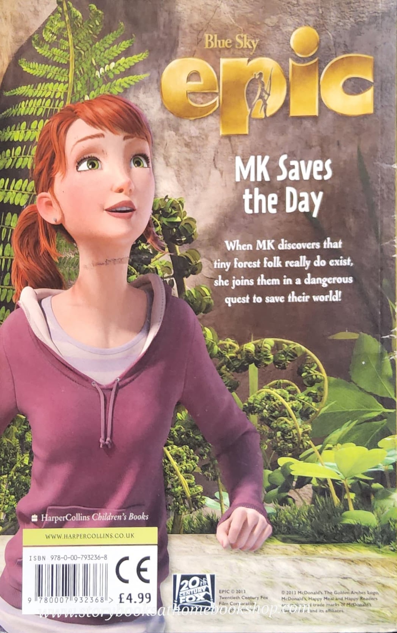 หนังสือนิทานปกอ่อน** ♥️BLUE SKY EPIC MK SAVES THE DAY