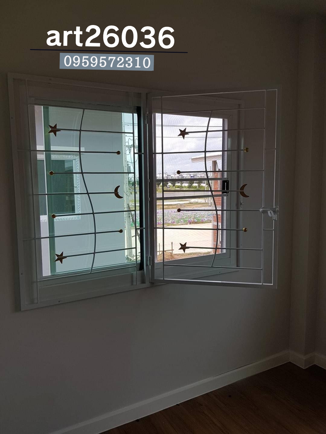 เหล็กดัด ลายพระจันทร์ สไตล์แนวน่ารัก