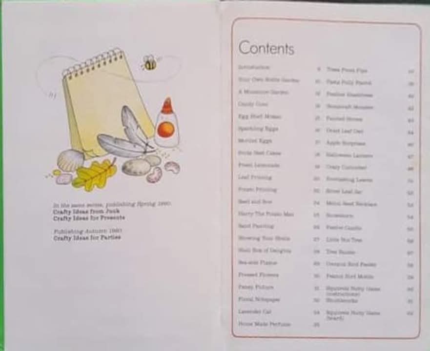 CRAFTY ACTIVITY BOOK** ð
ðCRAFTY IDEAS FROM NATURE