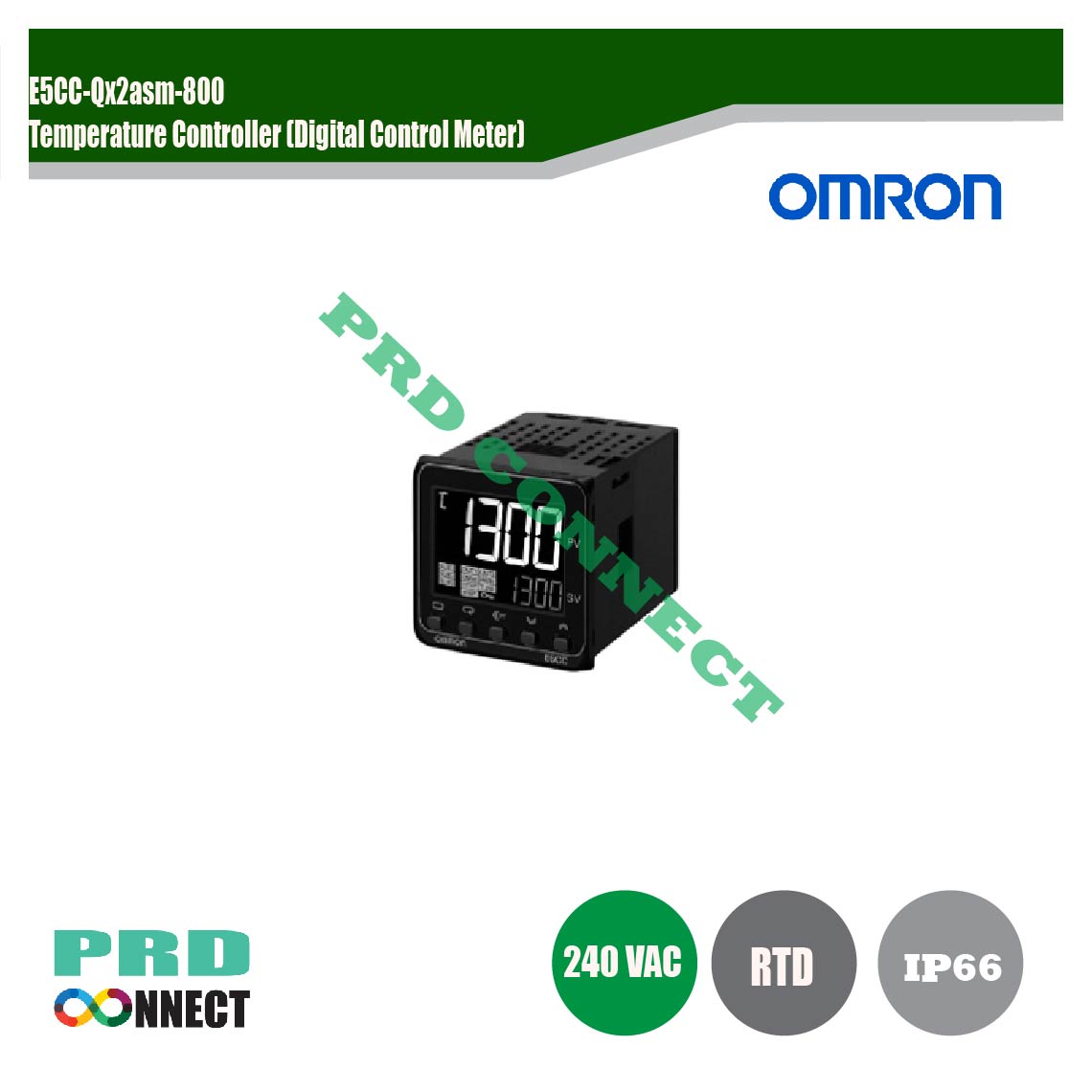 E5CC-Qx2asm-800, Temperature Controller (Digital Control Meter), OMRON