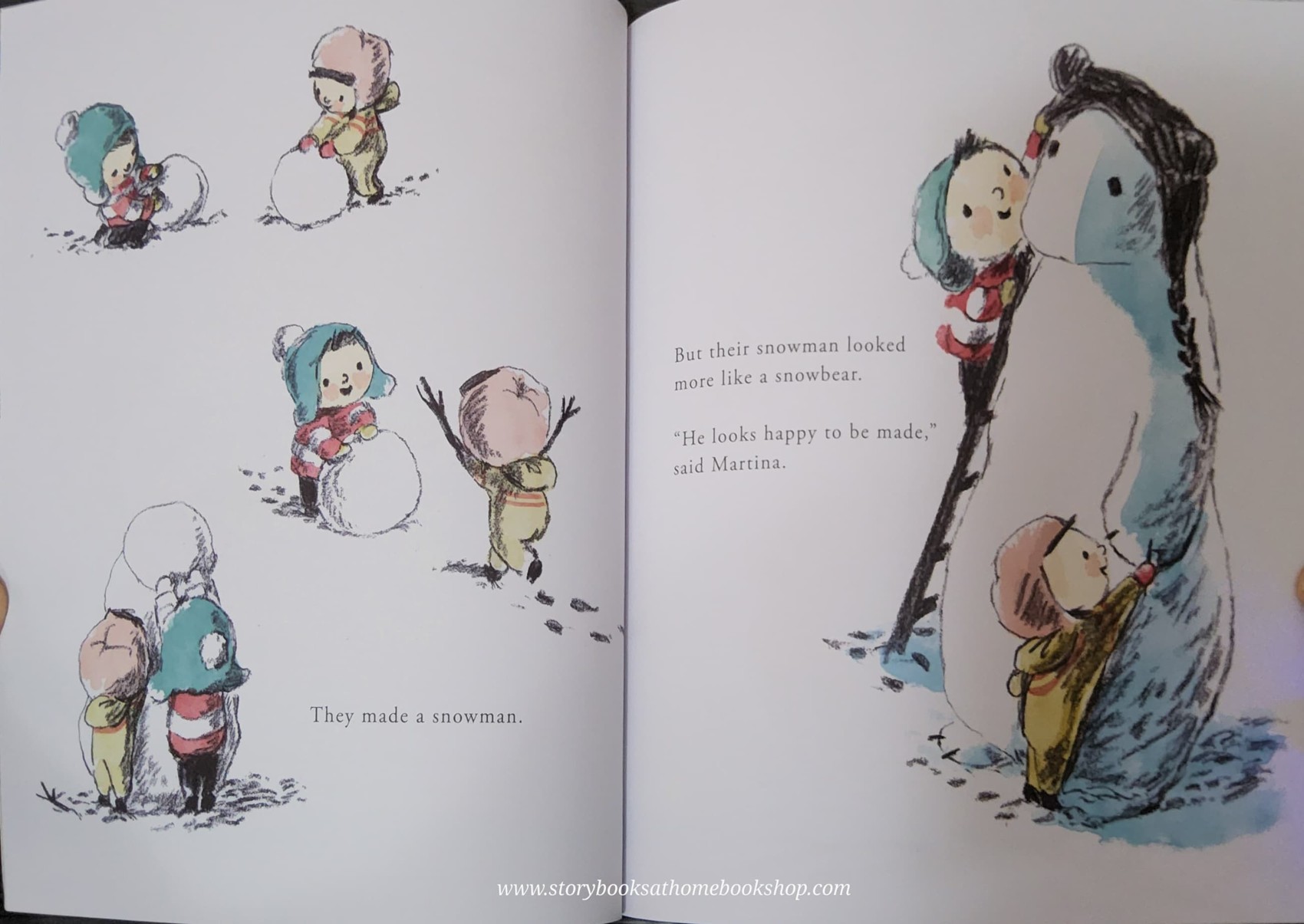 หนังสือนิทานปกอ่อน** ♥️THE SNOWBEAR