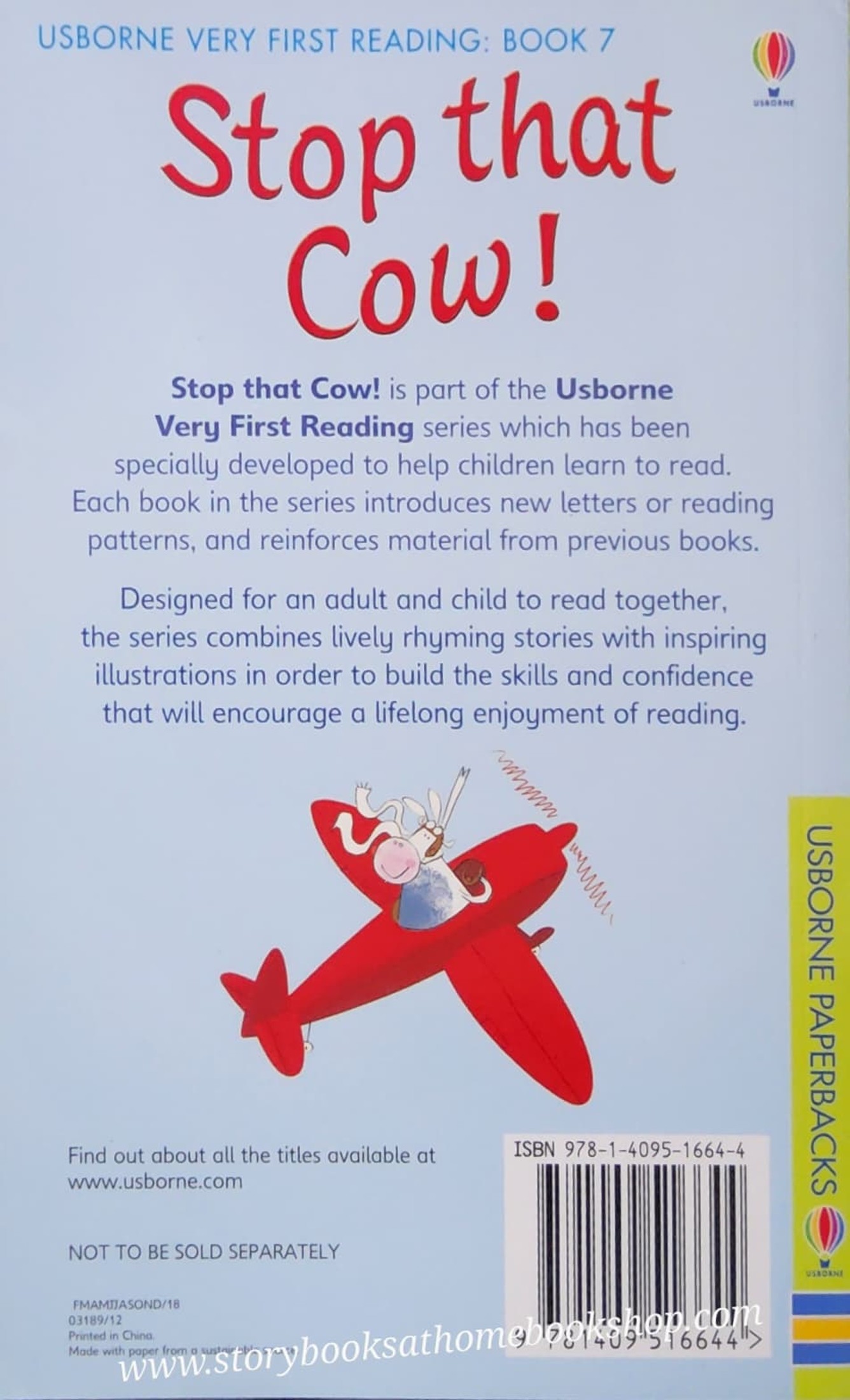 หนังสือนิทานปกอ่อน** 🍅🍅USBORNE VERY FIRST READING BOOK7:STOP THAT COW!
