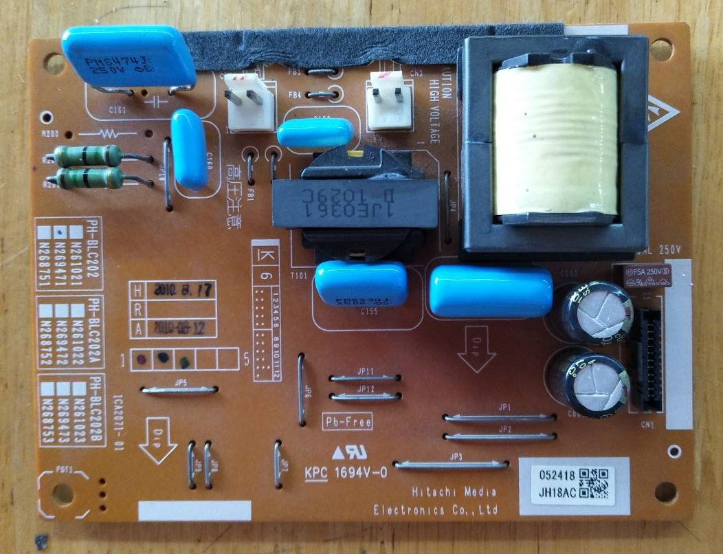 ไดร์LEDทีวีพานาโซนิค(PANASONIC) ของแท้ถอดจากเครื่อง รุ่น TH-L32C22T
