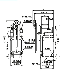 TZ-5108-2N (WLCA-2N), LIMIT SWITCH IP67, TEND