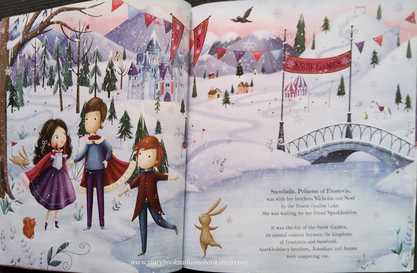 หนังสือนิทานปกอ่อน** 🍅🍓PRINCESS SNOWBELLE AND THE SNOW GAMES BY LIBBY FROST