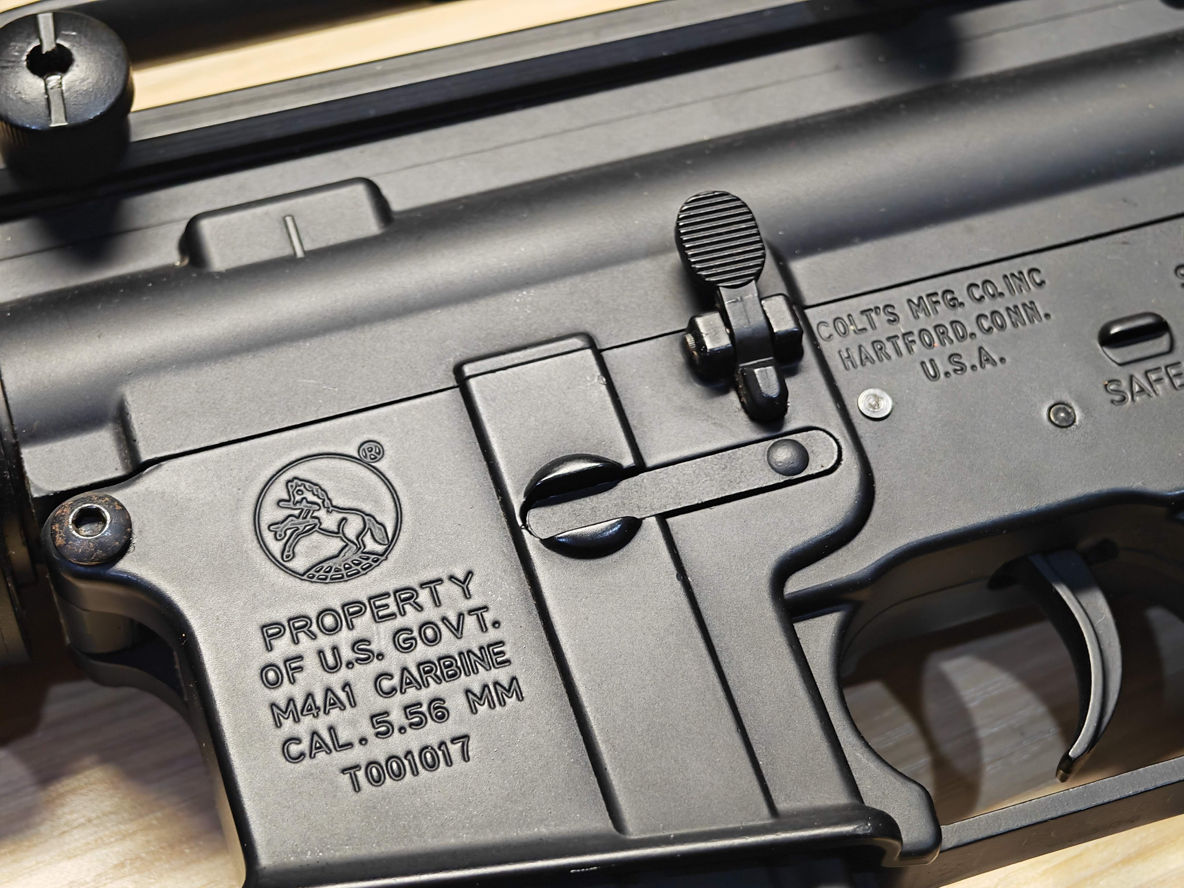 E&C 701 Colt M4A1 บอดี้โลหะ เรียกมือ1 ยังได้ AEG BB Gun บีบีกัน Airsoft Gun ปืนอัดลม ปืนยาวไฟฟ้า มือสอง