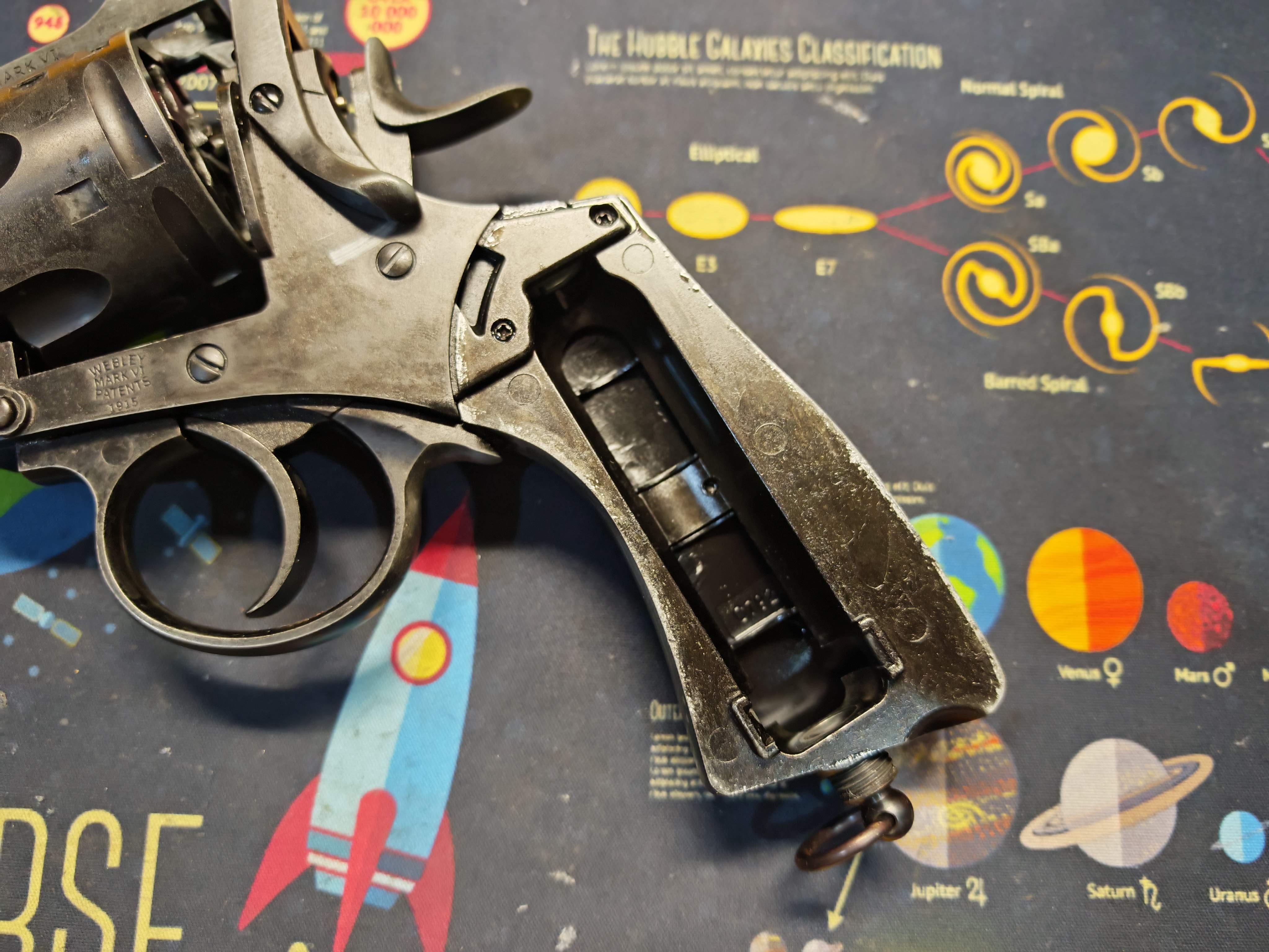 Wingun Webley MkVI .455 4 Revolver ลูกโม่ Co2 BB Gun บีบีกัน Airsoft Gun ปืนอัดลม ปืนสั้นแก๊ส มือสอง