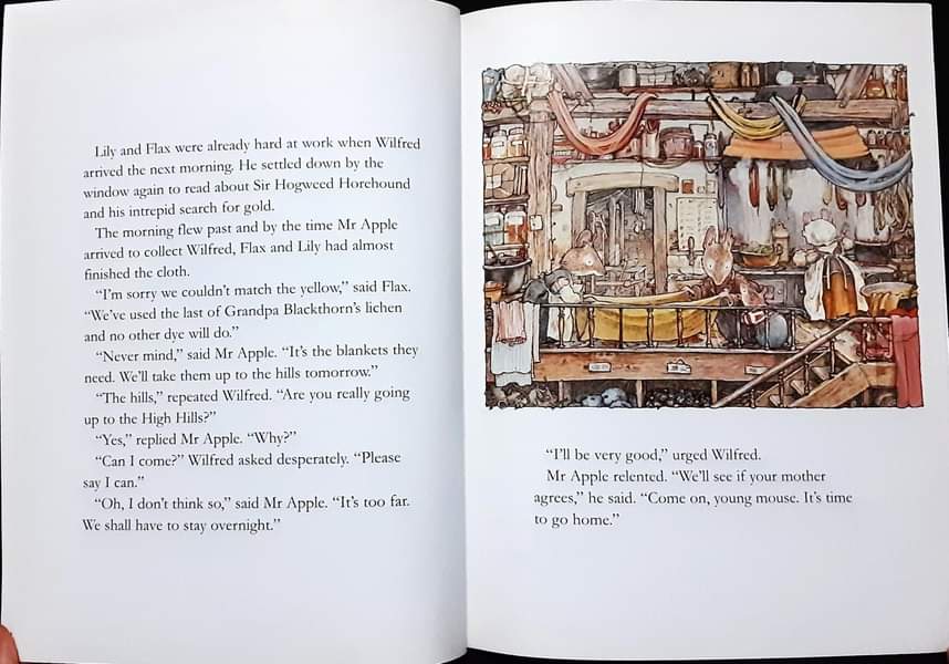 หนังสือนิทานปกอ่อน ** 🍅🍓 BRAMBLY HEDGE:THE HIGH HILLS WILFRED'S MOUNTAIN ADVENTURE