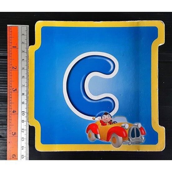 หนังสือนิทานภาษาอังกฤษ สภาพดี 70-80% ปกแข็ง Board Book เรื่อง Noddy Alphabet 'c'