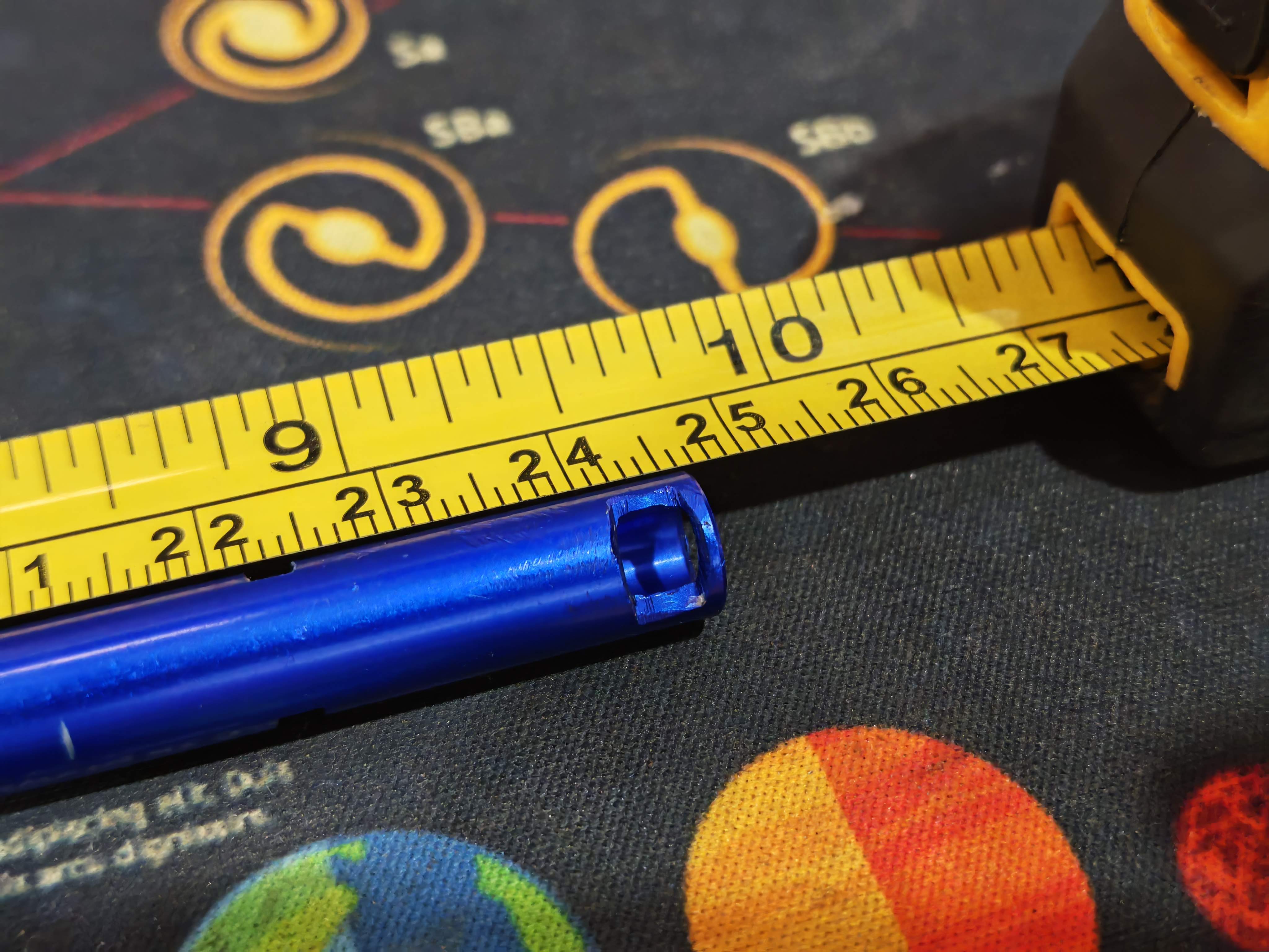 ท่อรีดอลู น้ำเงิน 246 mm x 6.03 สำหรับปืนยาวไฟฟ้า