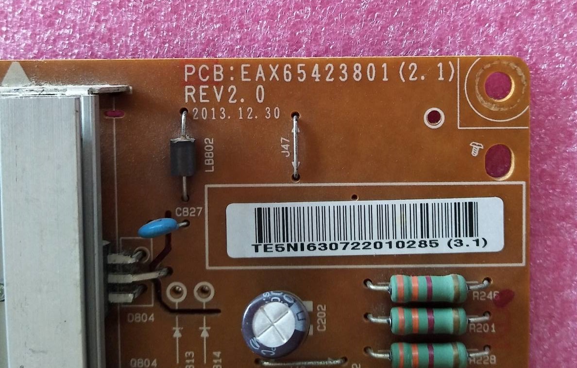 POWER SUPPLY LG (ซับพลาย แอลจี) ของแท้ถอดจากเครื่อง 60LB582T.ATM 60LB582T.ATW 60LB650T.ATM 60LB650T.ATW 60LY540S.ATM 60LY540S.ATMD