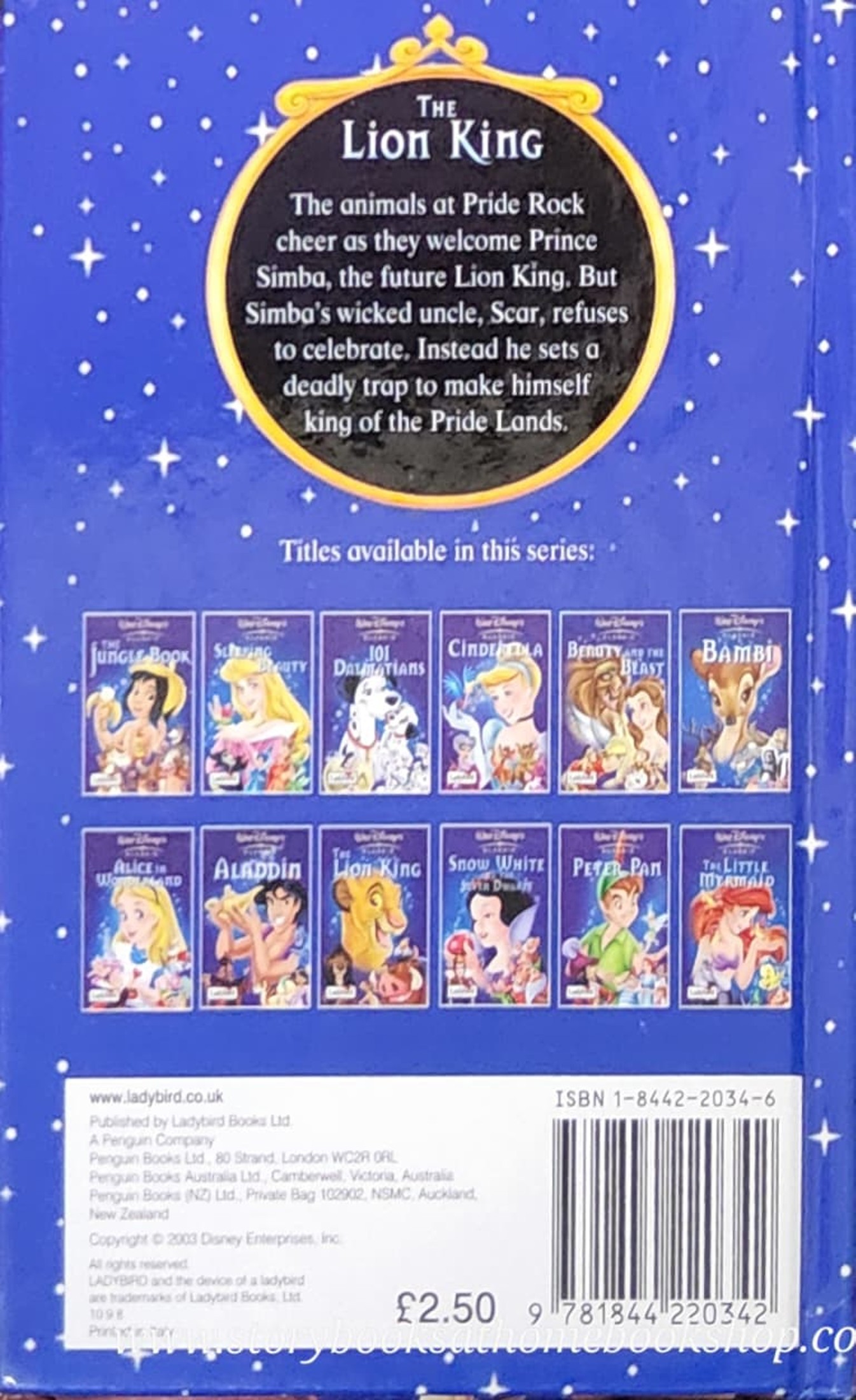 หนังสือปกแข็ง** DISNEY CLASSIC THE LION KING