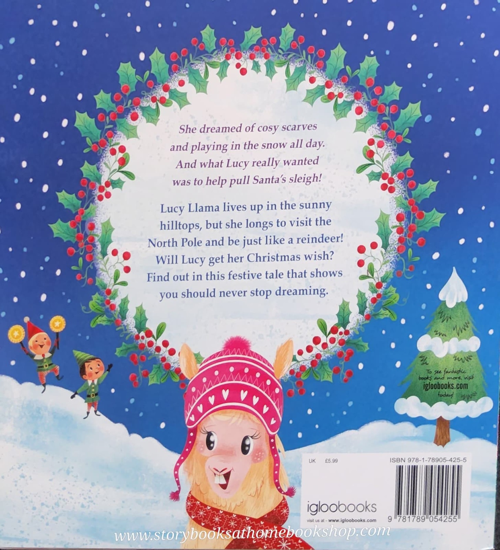 หนังสือนิทานปกอ่อน** 🍅🍓Christmas Llama by STEPHANIE MOSS