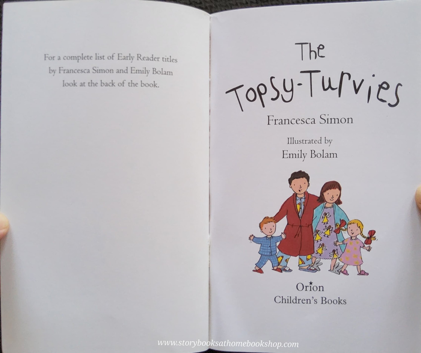 EARLY READER หนังสือฝึกการอ่าน **หนังสือนิทานปกอ่อน** 🍅🍅THE TOPSY-TURVIES BY FRANCESCA SIMON
