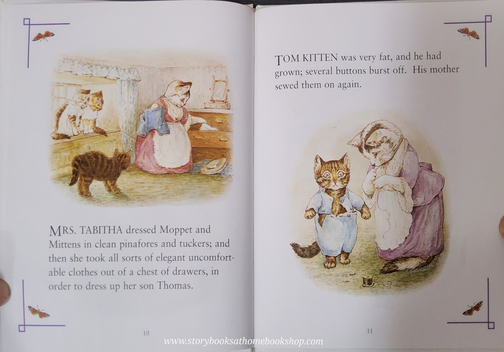 หนังสือนิทานปกแข็ง** 🍅🍓THE TALE OF TOM KITTEN BY BEATRIX POTTER
