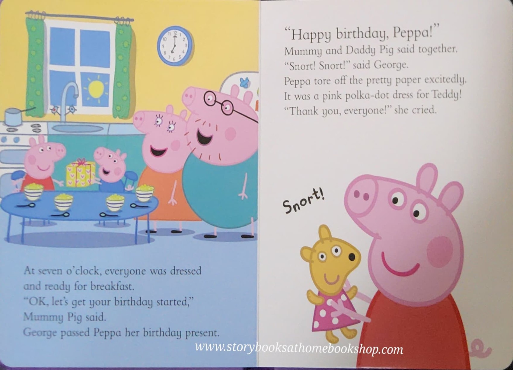 BOARD BOOK ** ♥️PEPPA PIG:HAPPY BIRTHDAY PEPPA