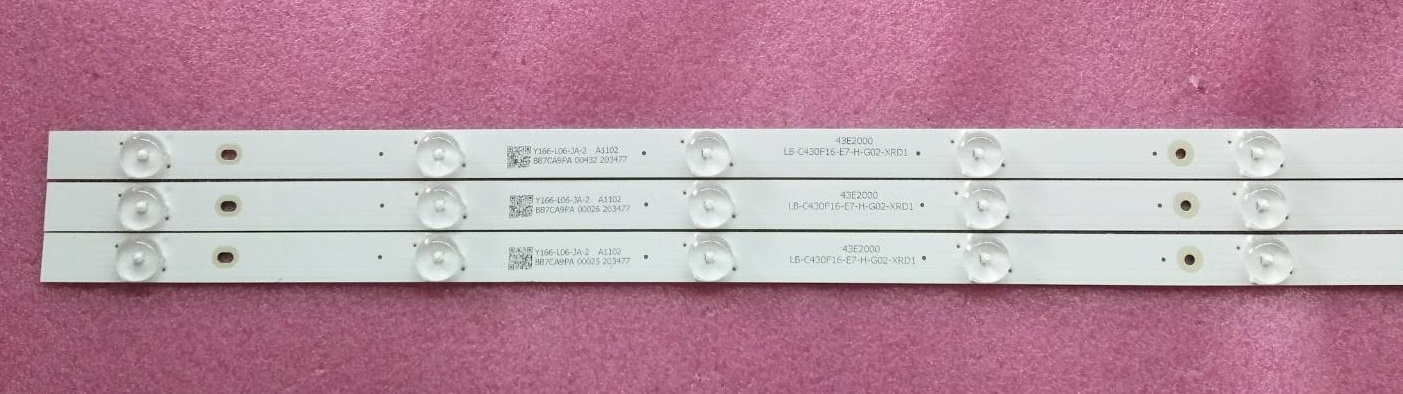 หลอดแบ็คไลท์ทีวี SINGER ซิงเกอร์ ของแท้ถอดจากเครื่อง รุ่นLED43DIF