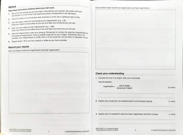 Revision Guide book ** ð
ðCollins:AQA GCSE (9-1)COMBINED SCIENCE: TRILOGY