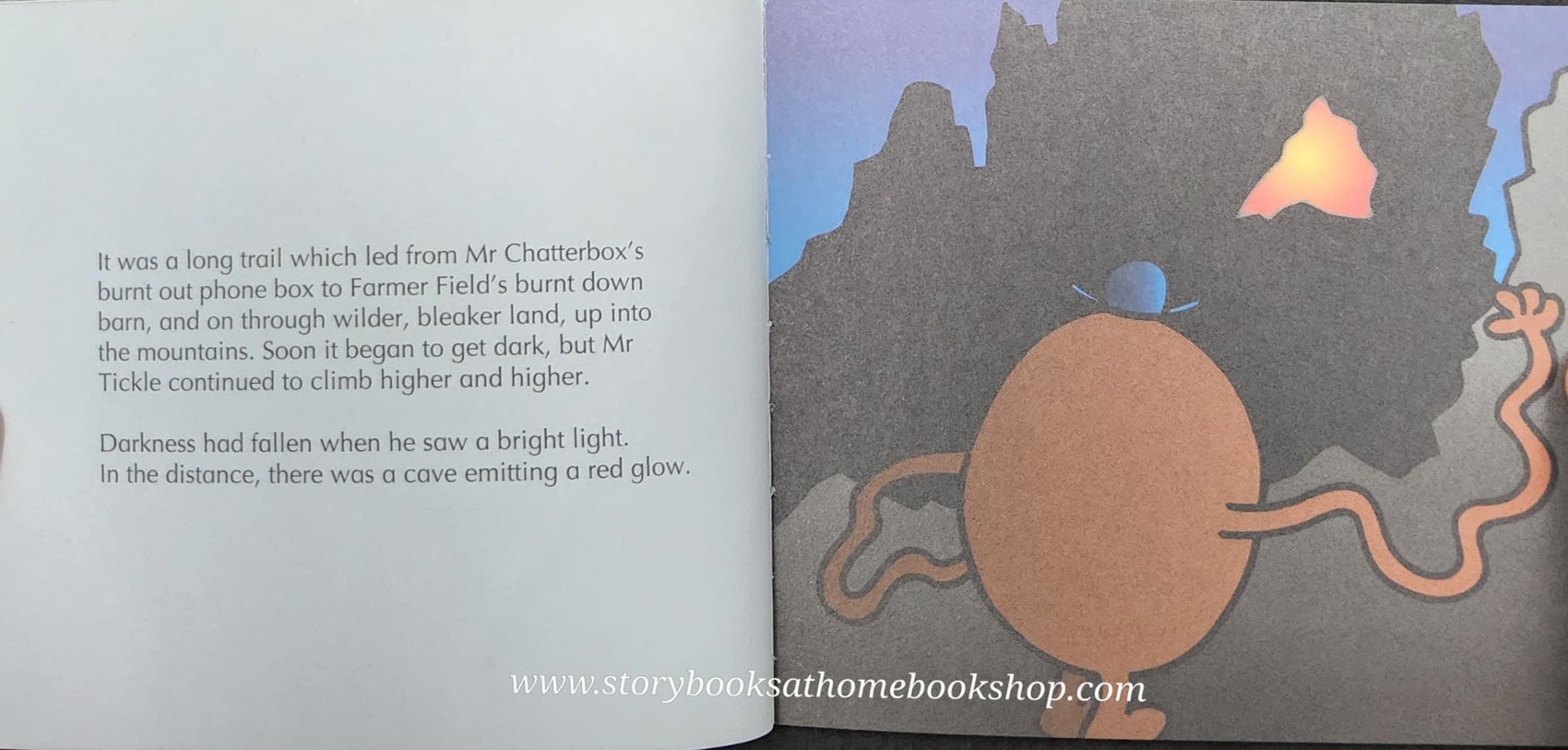 หนังสือ Bestseller Small book** **หนังสือนิทานปกอ่อน** 👉LITTLE MISS&MR.MEN👍 🍅🍅MR.TICKLE AND THE DRAGON by Roger Hargreaues ปกกริทเตอร์