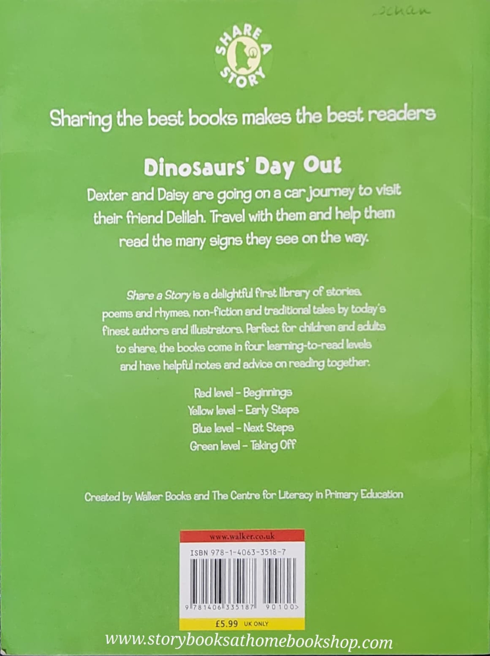 หนังสือนิทานปกอ่อน** 🍅🍓DINOSAURS' DAY OUT BY NICK SHARRATT