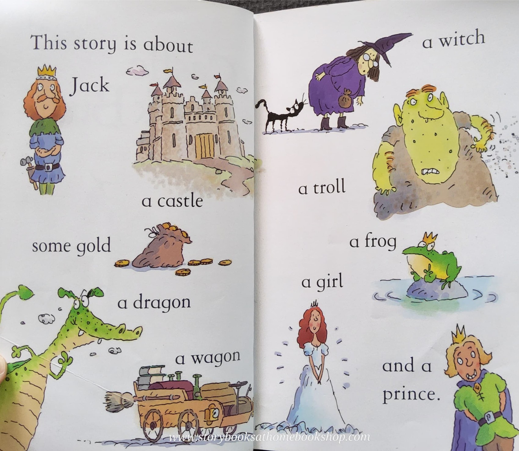 หนังสือนิทานปกอ่อน** ♥️USBORNE FIRST READING:THE CASTLE THAT JACK BUILD