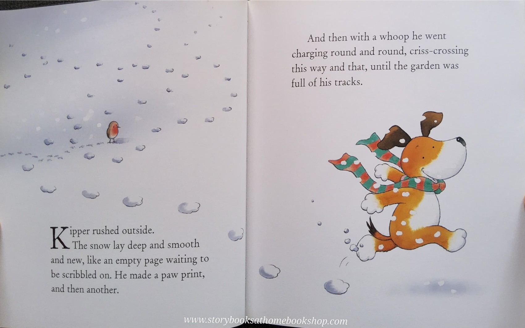 หนังสือนิทานปกอ่อน** 🍅🍓 KIPPER'S SNOWY DAY BY MICK INKPEN