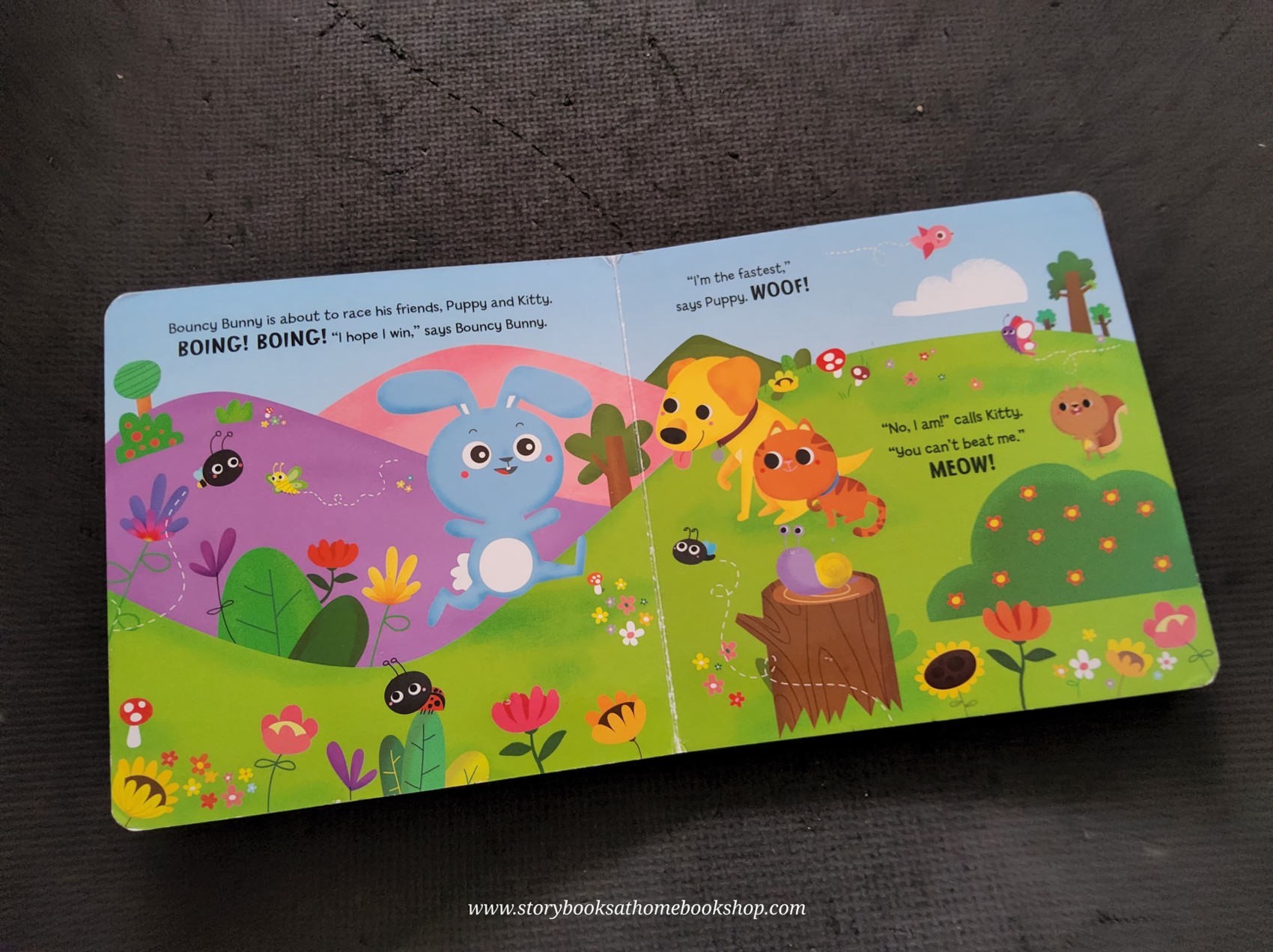 TOUCH AND FEEL Board Book** 🍅🍓BOUNCY BUNNY