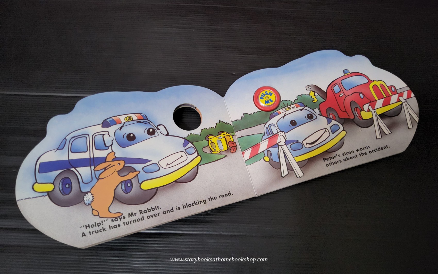 SOUND BOARD BOOK** 🍅🍅HEAR MY MAGIC SIREN! POLICE CAR PETER