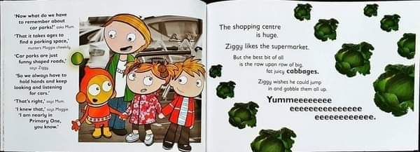 หนังสือนิทานปกอ่อน** 🍅🍓Ziggy and Maggie Start School♥️♥️