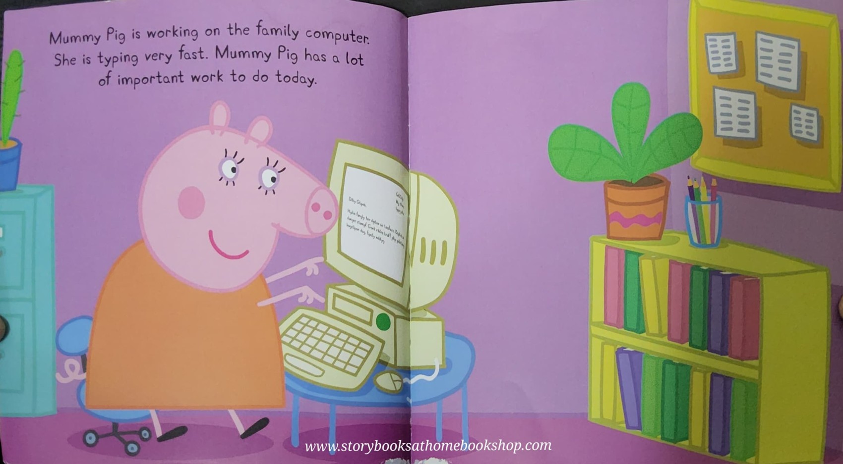 หนังสือนิทานปกอ่อน ** 🍅🍓PEPPA PIG'S FAMILY COMPUTER