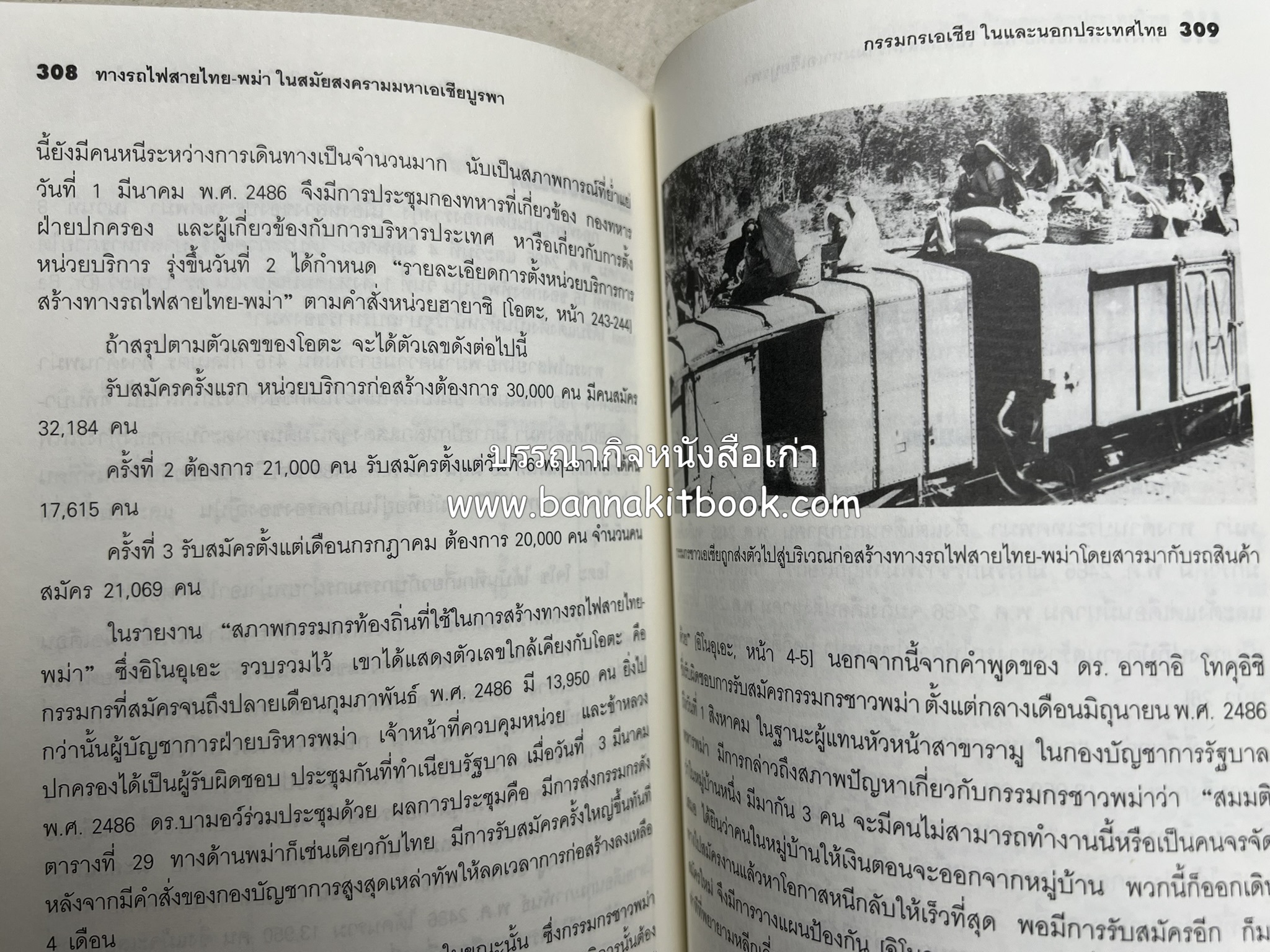 ทางรถไฟสายไทย-พม่า ในสมัยสงครามมหาเอเชียบูรพา โดย : ศาสตราจารย์โยชิกาวา โทชิฮารุ / บรรณาธิการ : สายชล สัตยานุรักษ์.