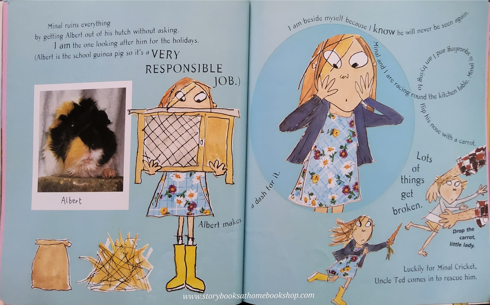 หนังสือนิทานปกอ่อน** 🍅MY UNCLE IS A HUNKLE SAYS CLARICE BEAN BY LAUREN CHILD