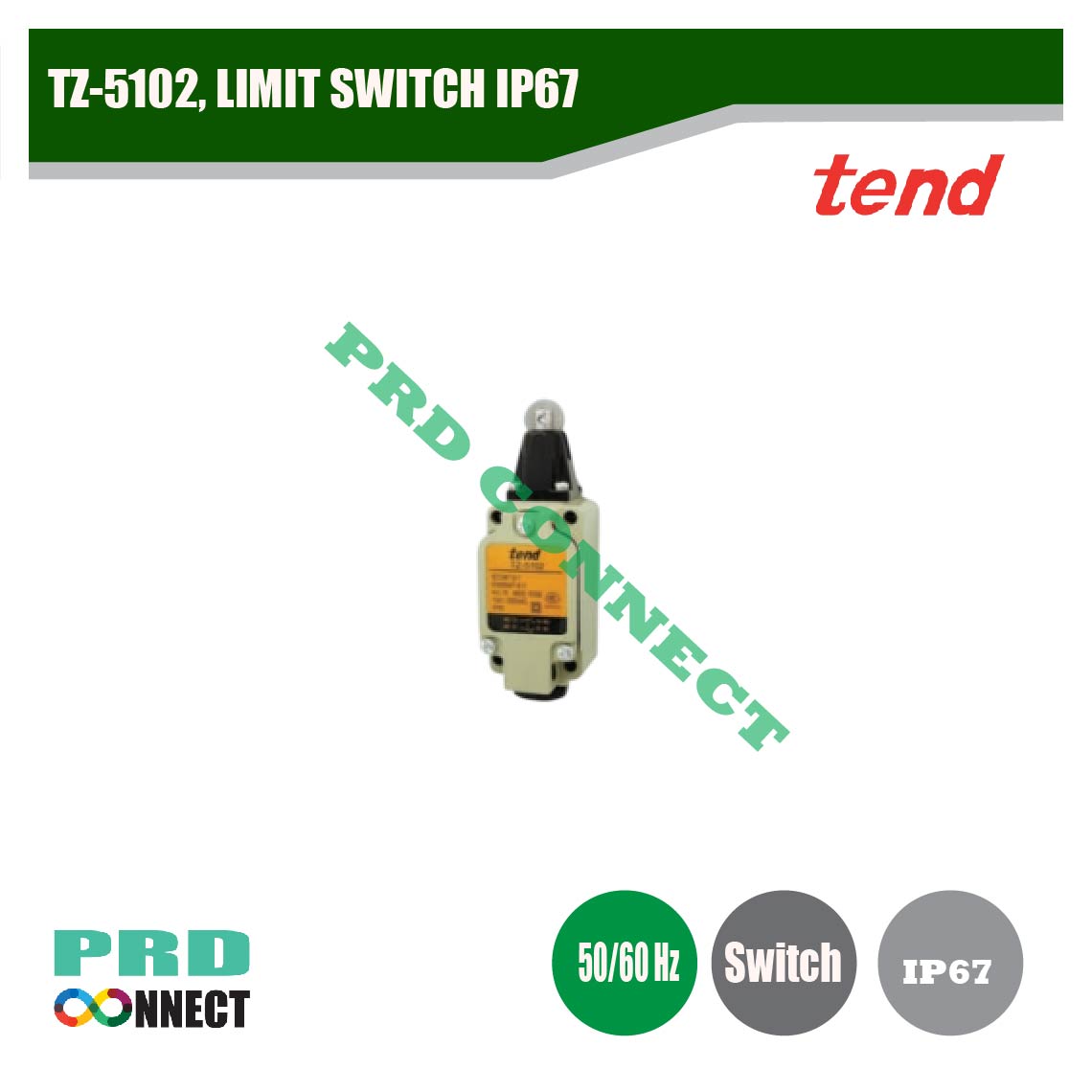 TZ-5102, LIMIT SWITCH IP67, TEND
