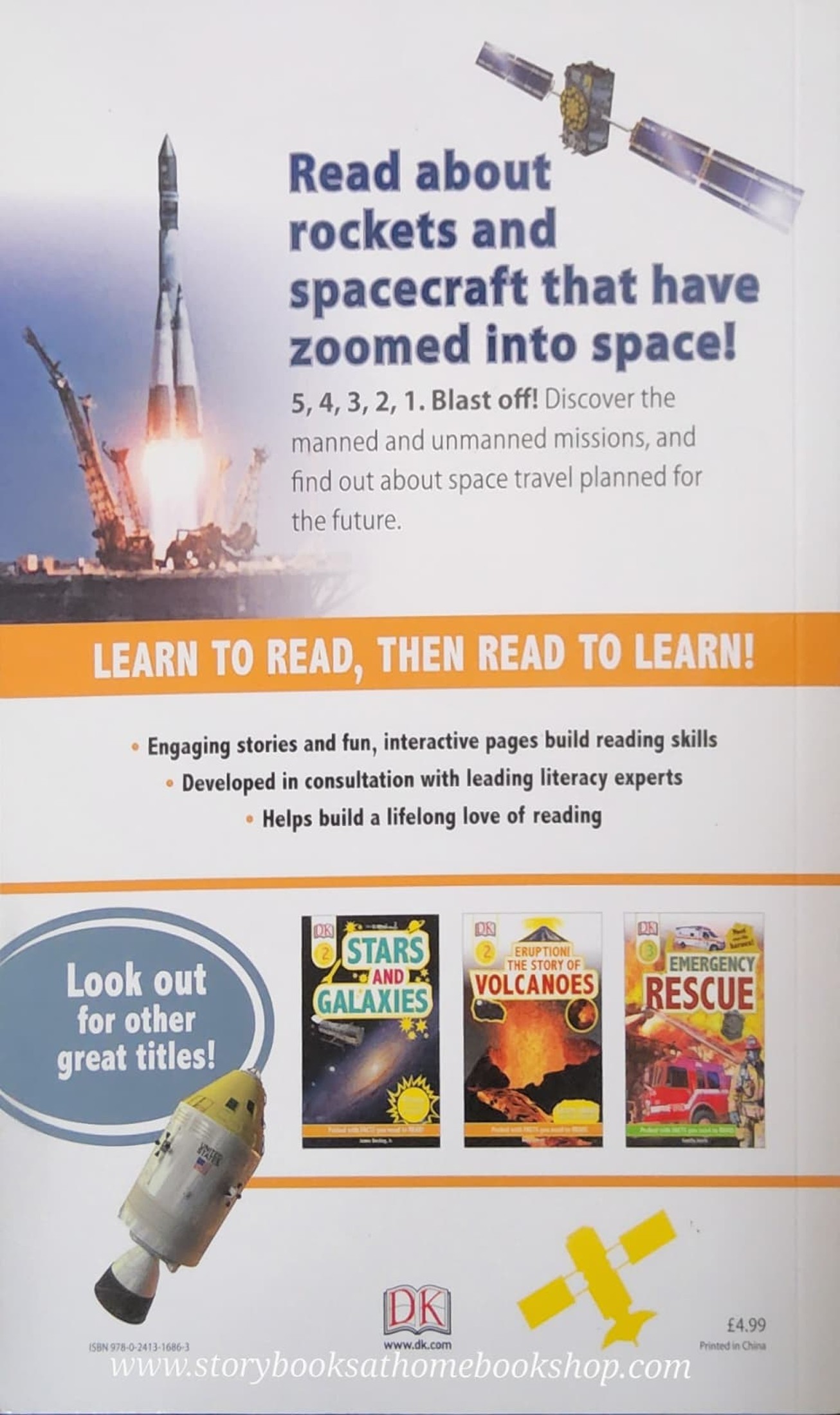 KNOWLEDGE BOOK ** 🍅🍓DK LEVEL 2 SPACESHIPS AND ROCKETS