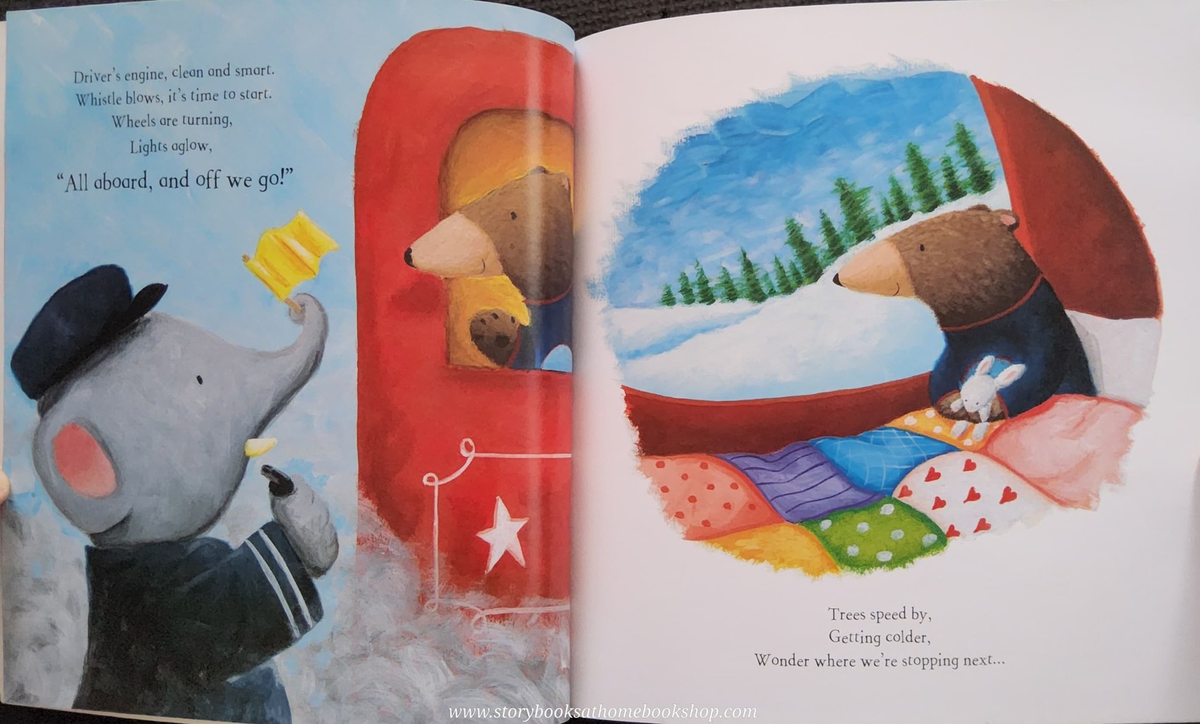 หนังสือนิทานปกอ่อน ** 🍅🍓THE SLEEPY TRAIN BY MARK MARSHALL