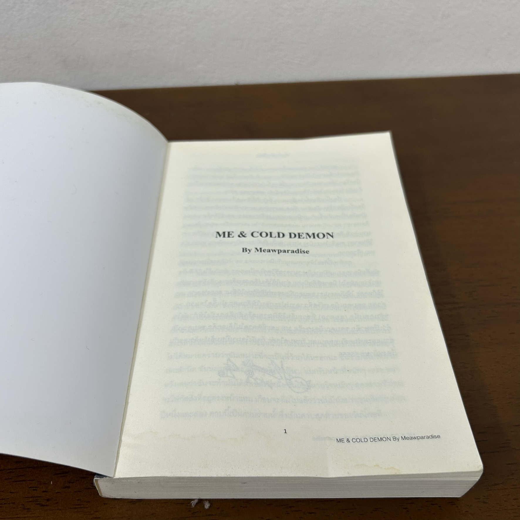 ME&COLD DEMON เล่ห์รักกับดักอันตราย ... meawparadise (มือสอง) นิยาย โรมานซ์