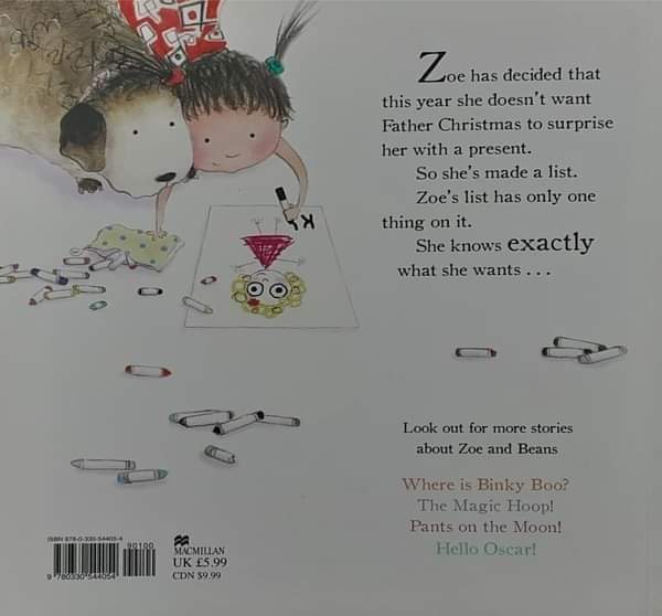 หนังสือนิทานปกอ่อน** 🍓🍓 ZOE AND BEANS ZOE'S CHRISTMAS LIST