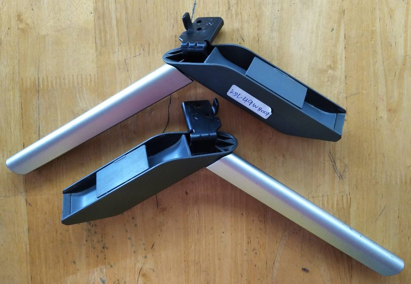 ขาตั้งทีวีโซนึ่(SONY) ของแท้ถอดจากเครื่อง รุ่น KDL-49W800F :472791301/472791401