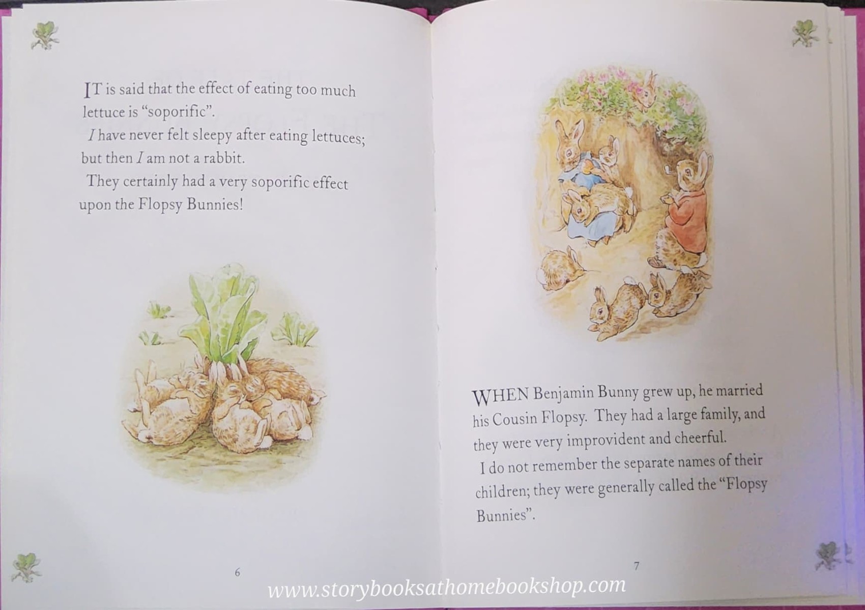 หนังสือนิทานปกแข็ง** 🍅🍓THE TALE OF THE FLOPSY BUNNIES BY BEATRIX POTTER