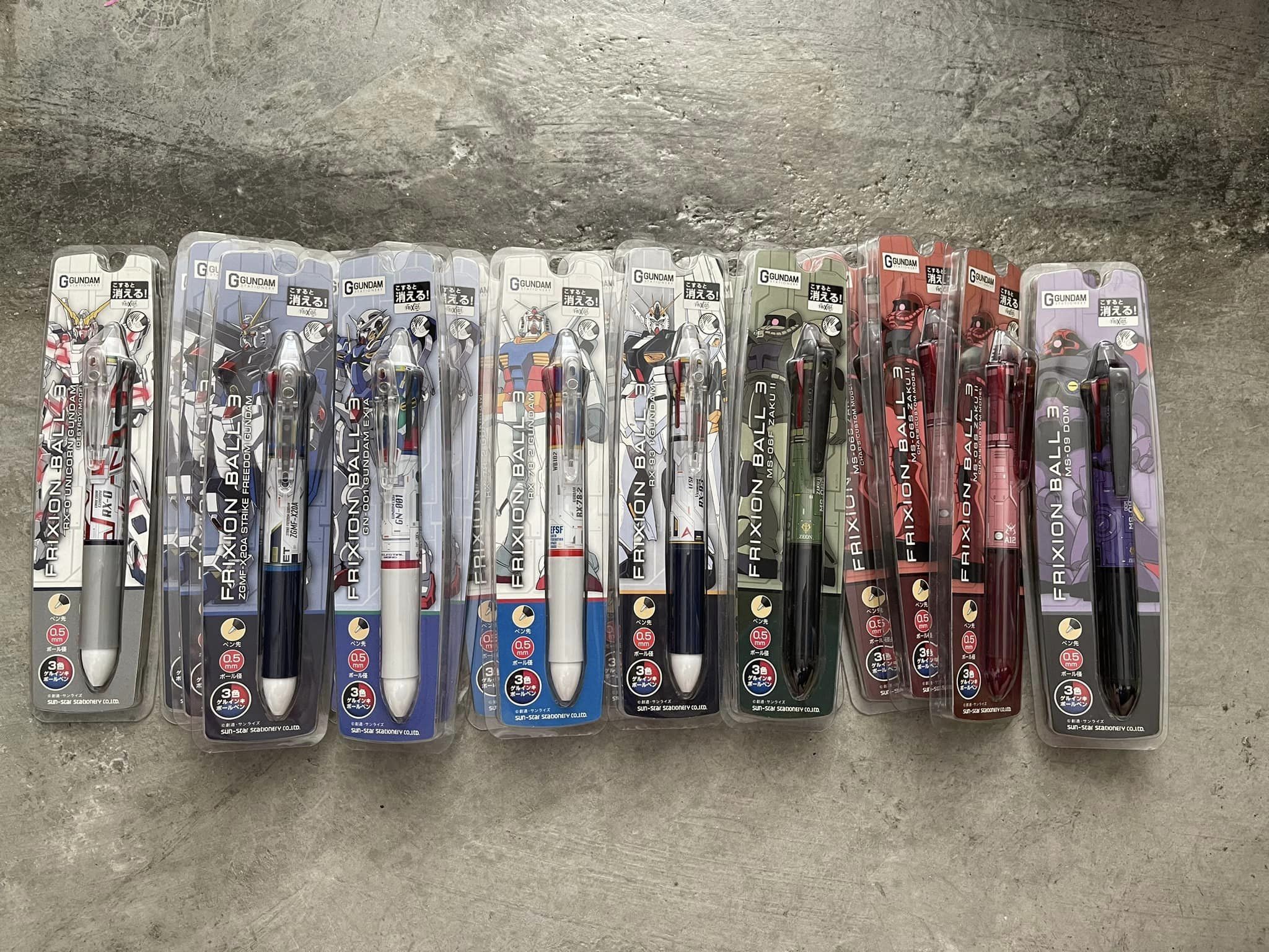 SUN-STAR STATIONERY CO., LTD - GUN DAM FRIXION BALL 3 (Made in JAPAN)