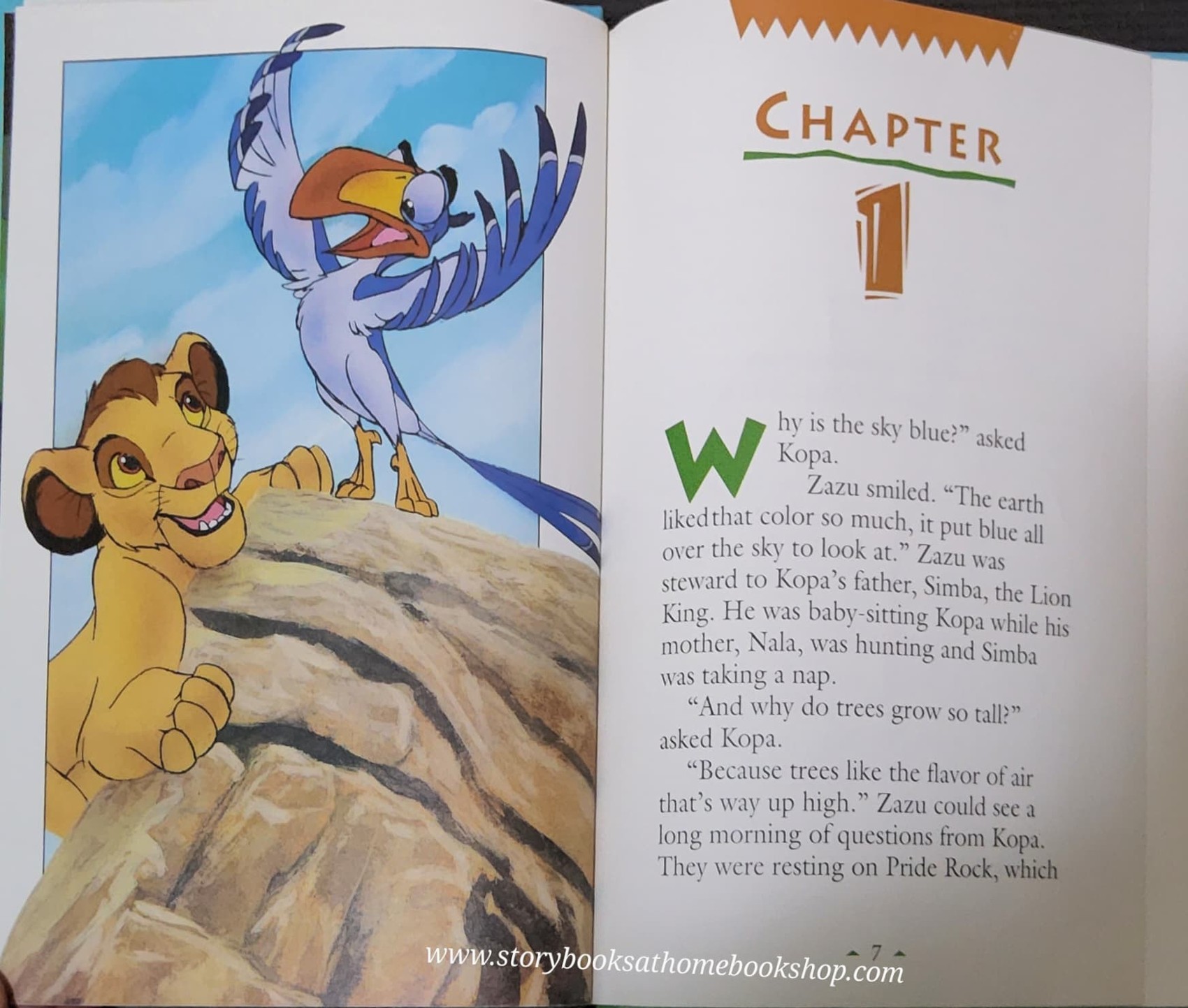 หนังสือนิทานปกแข็ง** 🍅🍅DISNEY'S THE LION KING HOW TRU,ZAZU