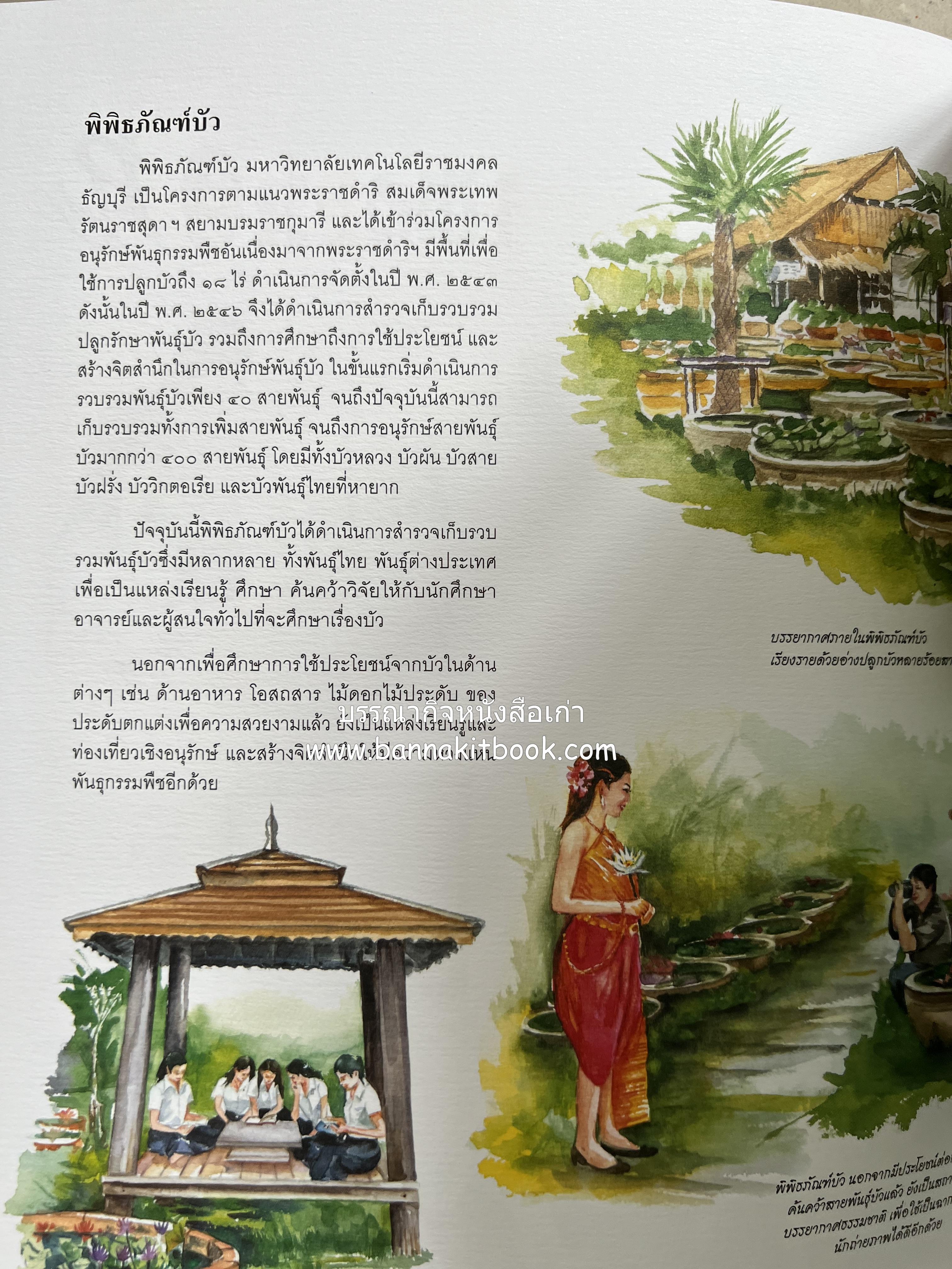 ๔๐ ปี มหาวิทยาลัยเทคโนโลยีราชมงคลธัญบุรี (เล่าเรื่องราววิวัฒนาการของมหาวิทยาลัยภาพวาดสีน้ำทั้งเล่ม).