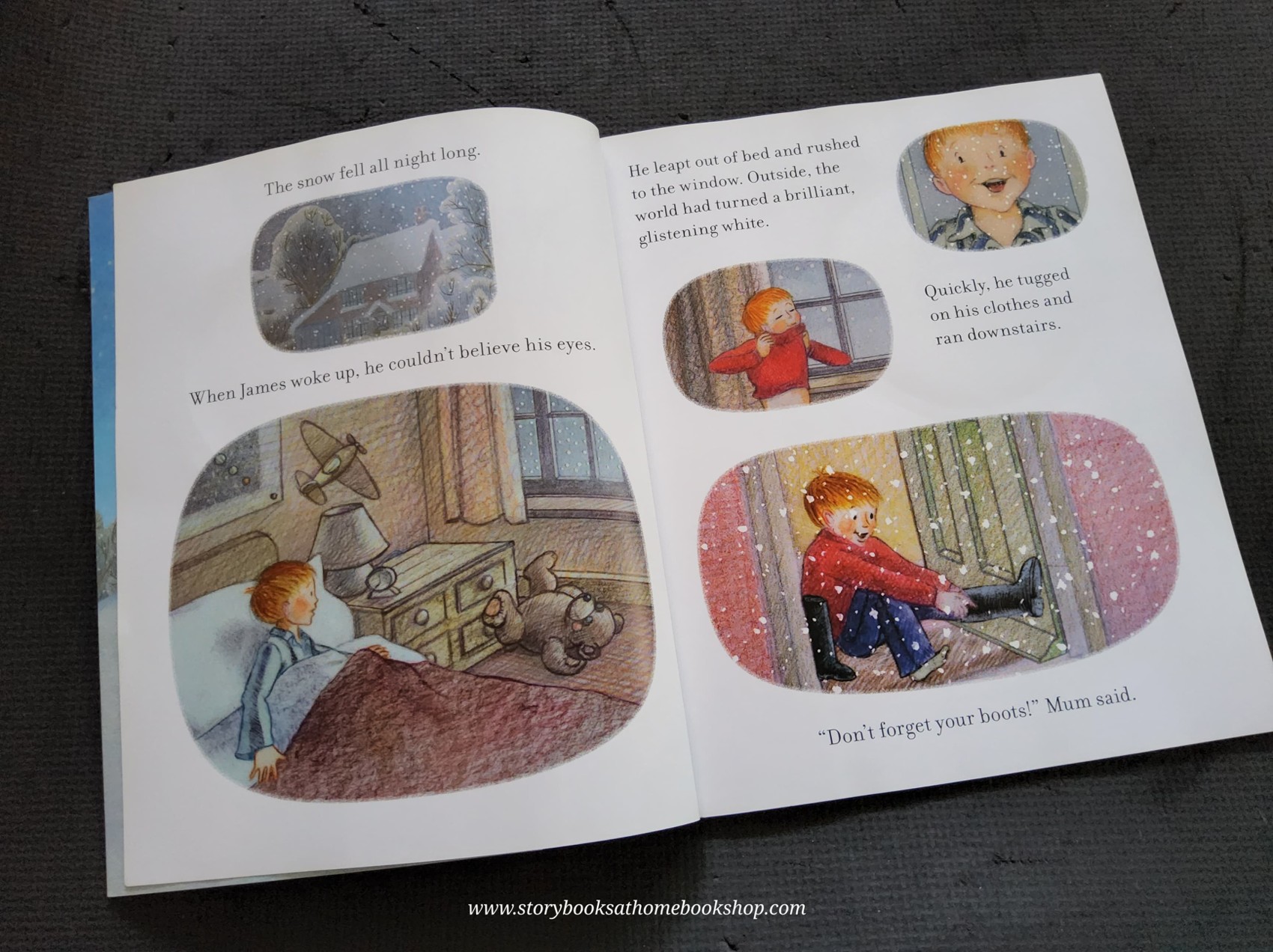 หนังสือนิทานปกอ่อน** 🍅🍓THE SNOWMAN THE BOOK OF THE CLASSIC FILM WITH CD BY RAYMOND BRIGGS