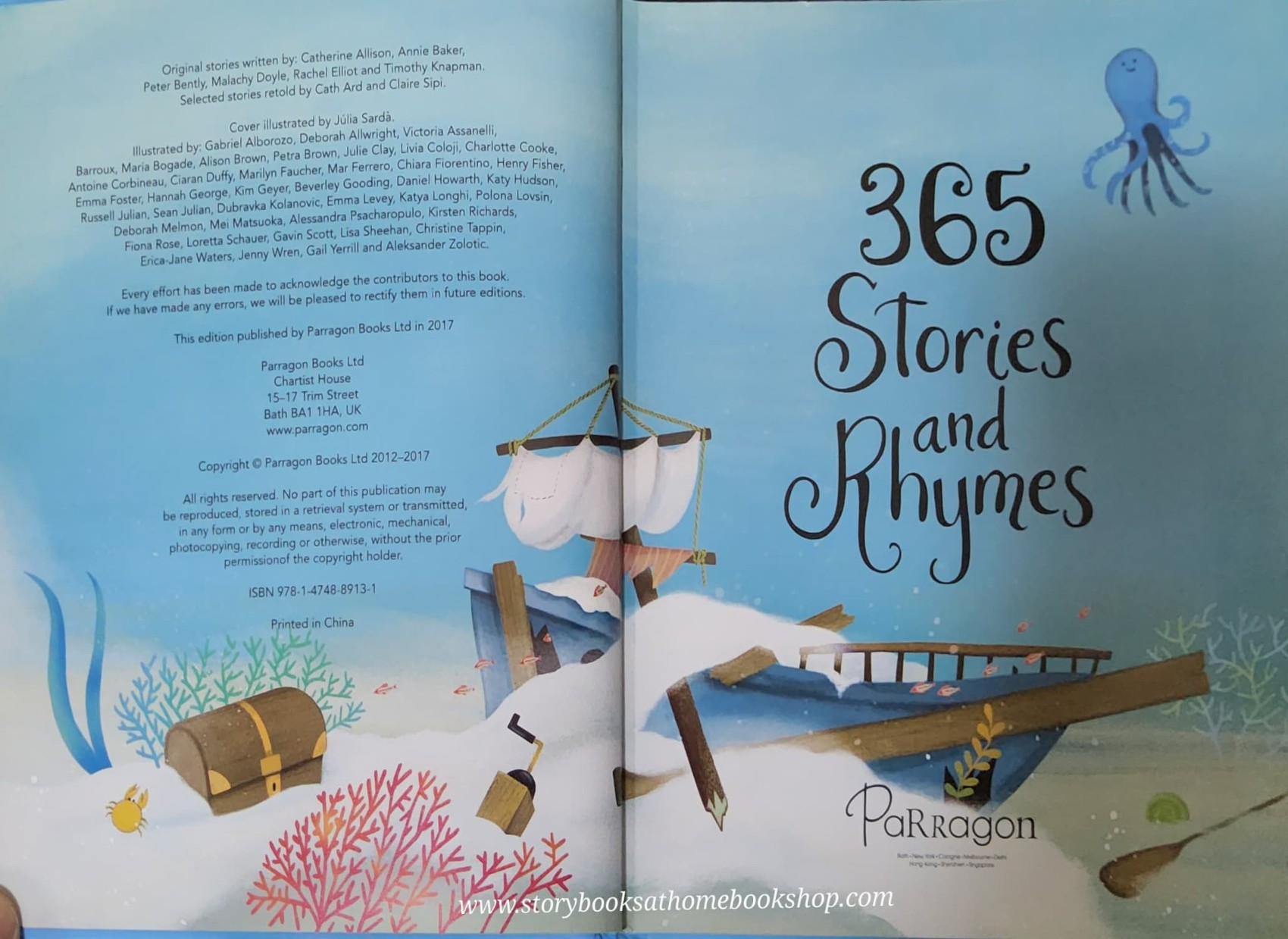 หนังสือนิทานปกแข็ง** 🍅🍅365 STORIES AND RHYMES