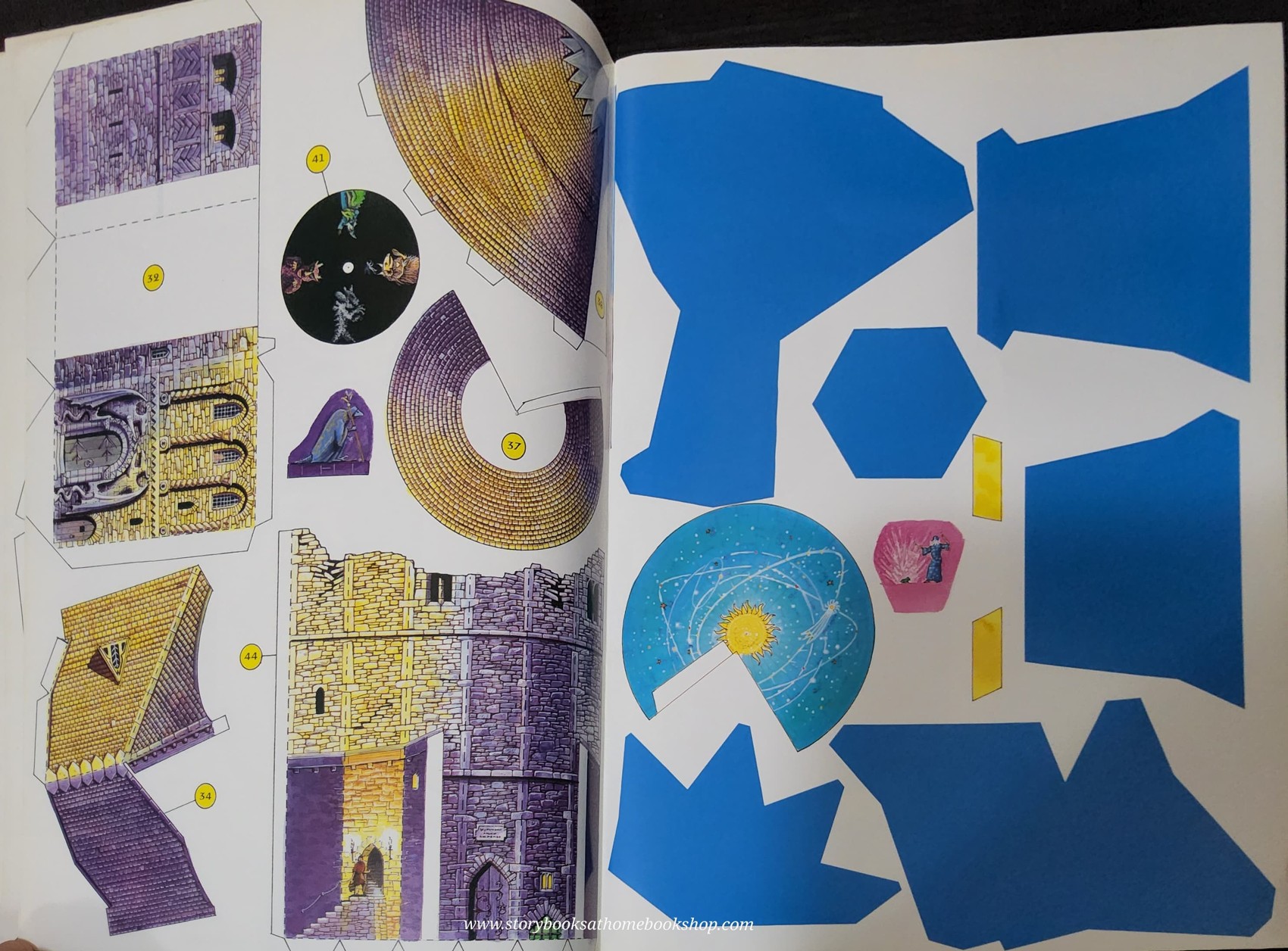 ACTIVITIES BOOK** ♥️USBORNE CUT-OUT MODEL:MAKE THIS WIZARD'S CASTLE