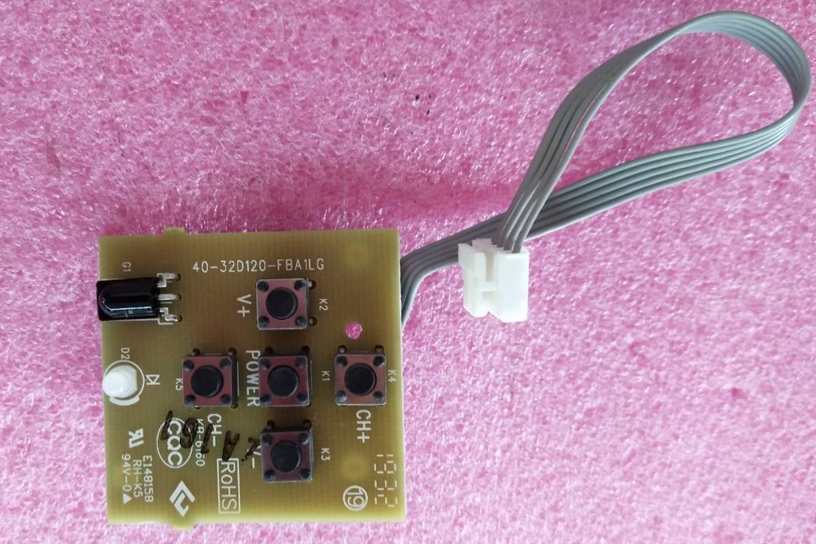 ตัวรับสัญญาณ รีโมทย์ TCL (ทีซีแอล) ของแท้ถอดจากเครื่อง รุ่น LED32D2940 พาร์ท40-32D120-FBA1LG