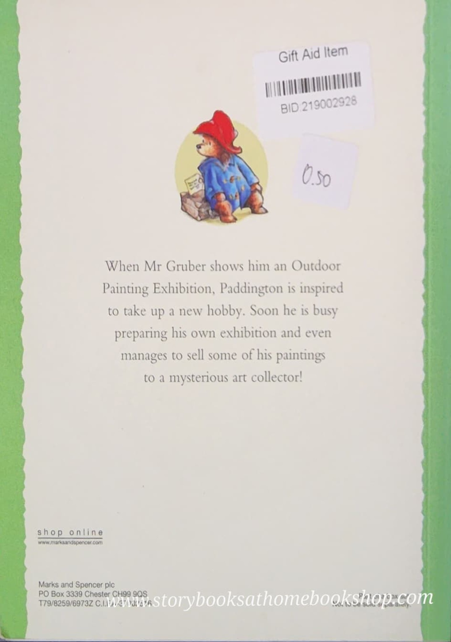 หนังสือนิทานปกอ่อน** 🍅🍓PADDINGTON AT THE ARTIST BY MICHAEL BOND