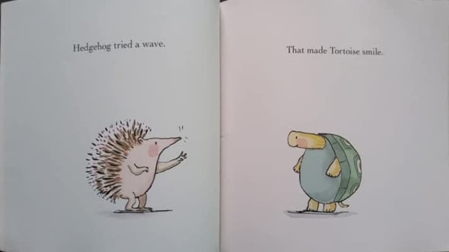 หนังสือนิทานปกอ่อน** 🍅🍓WHILE WE CAN'T HUG BY Eoin McLaughlin and Polly Dunbar