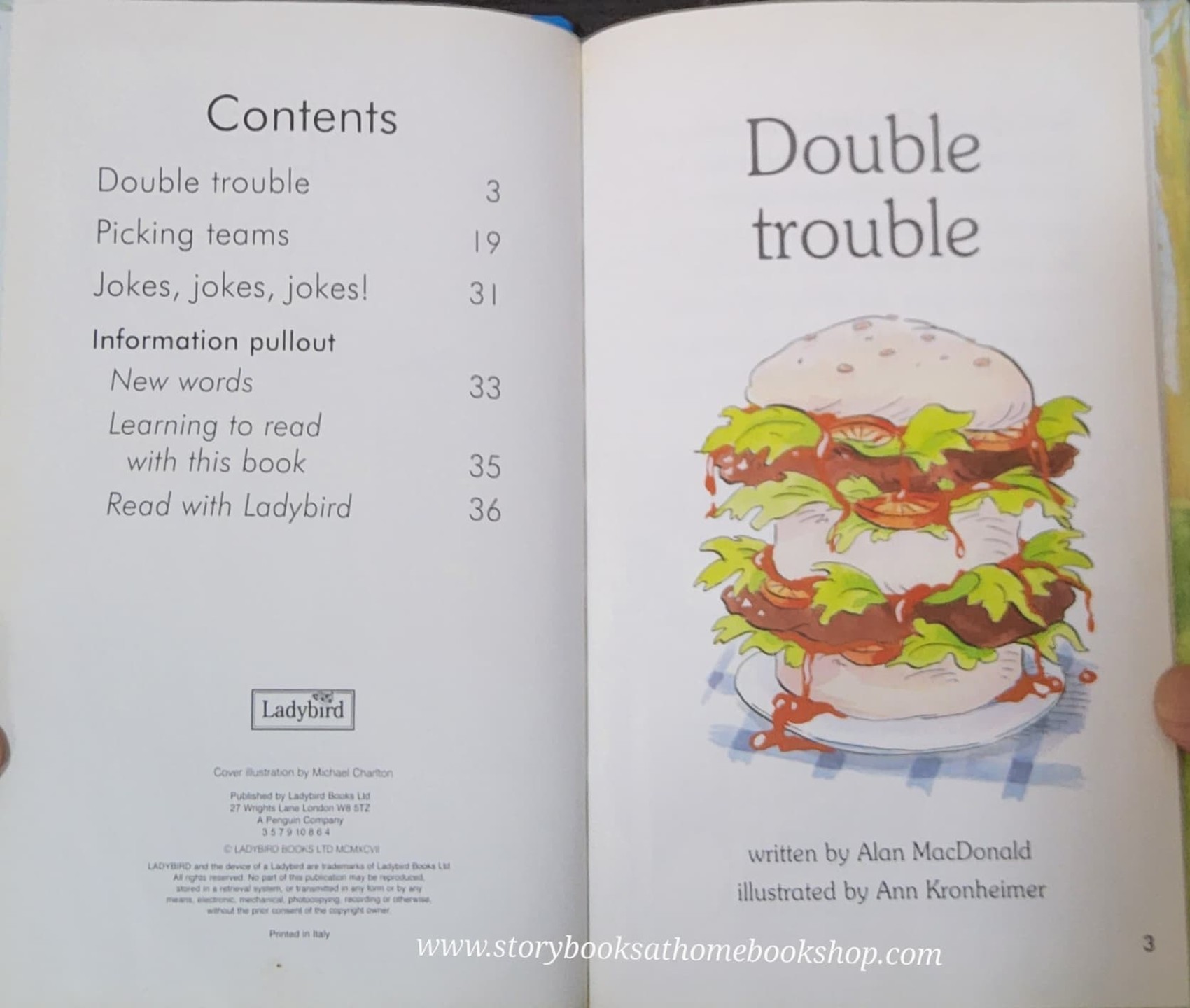 หนังสือนิทานปกแข็ง ** 🍅🍓READ WITH LADYBIRD:L3 BOOK 5 PICKING TEAMS